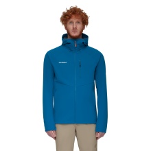 Mammut Ganzjahres-Softshelljacke Ultimate Comfort SO Hooded (winddicht) dunkelblau Herren